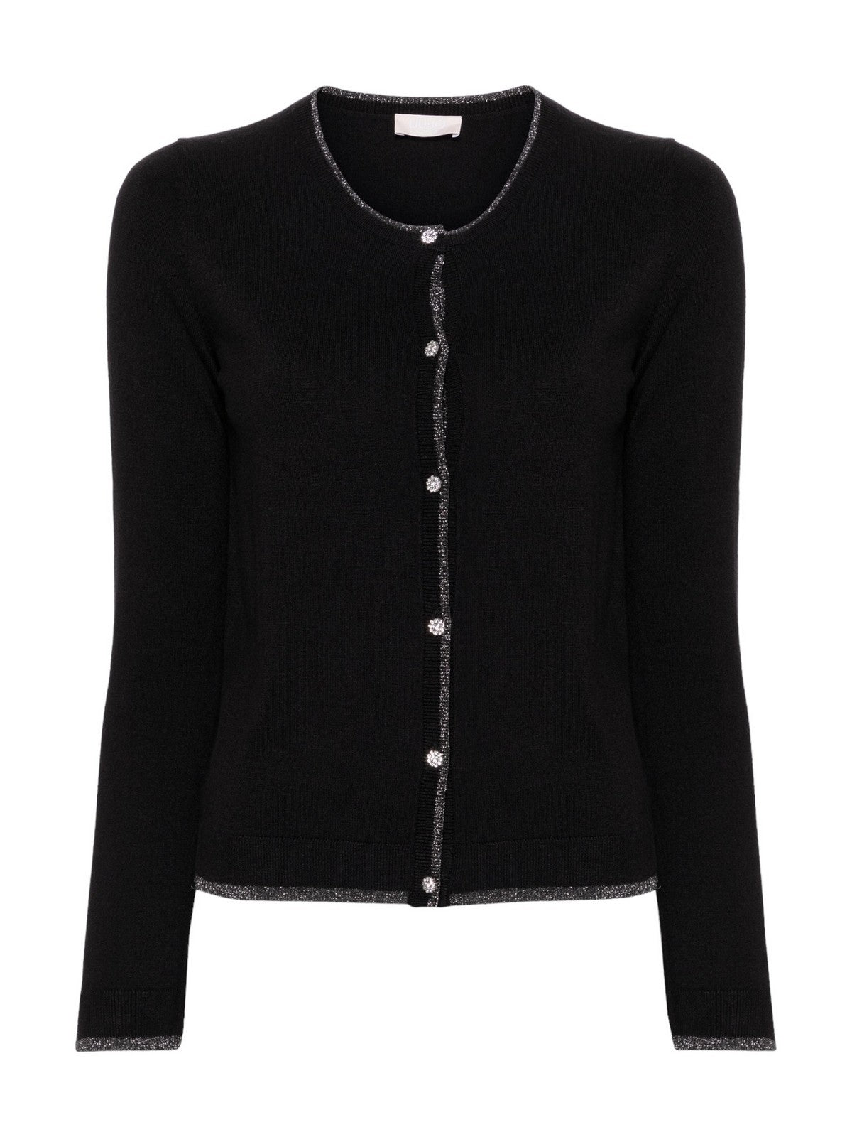 LIU JO WHITE Cardigan Donna MA4076MS49I 22222 Nero - Stilato