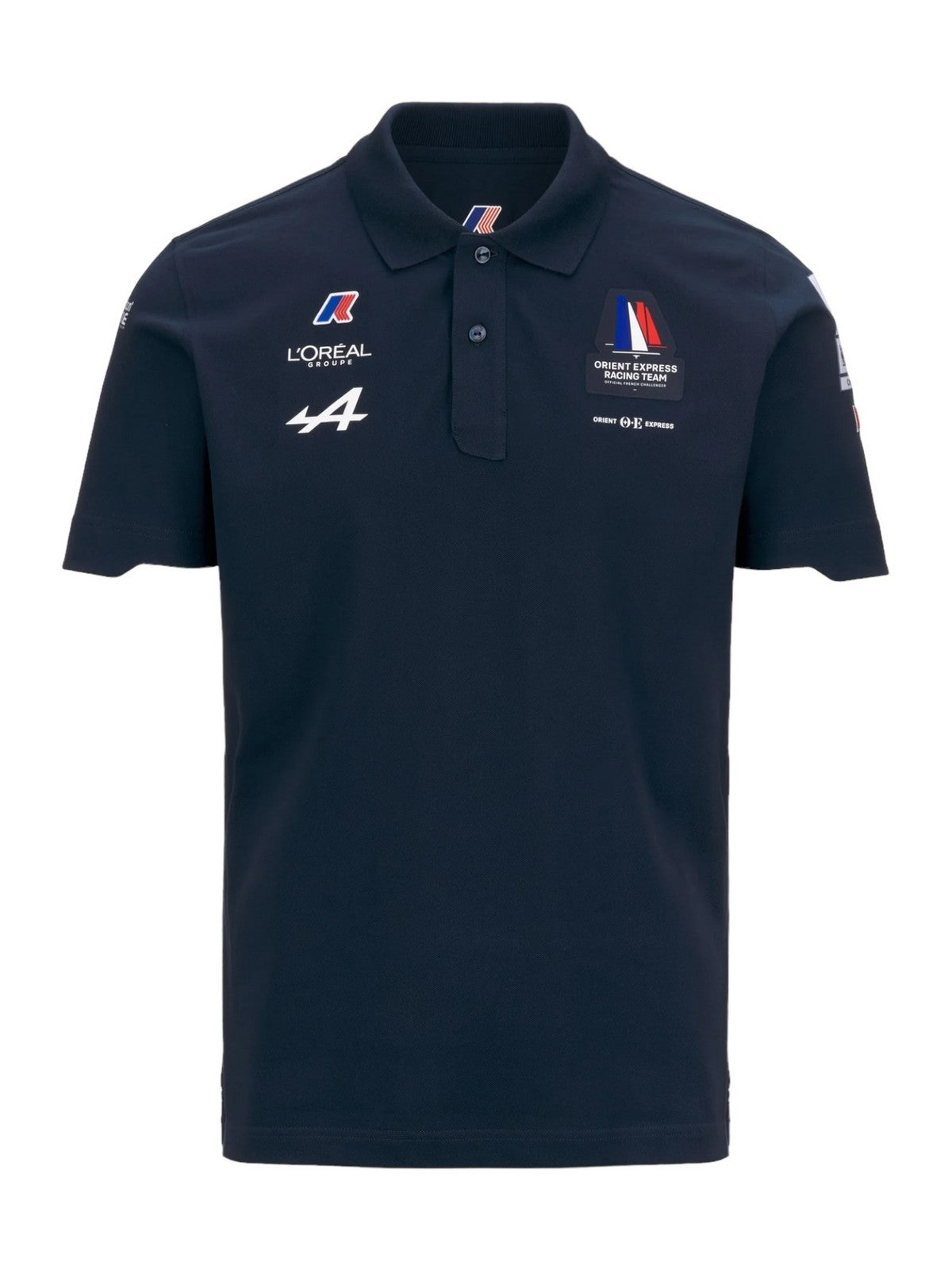 K-WAY T-Shirt e Polo Uomo Drosay Orient Express Team Ac K2131BW B29 Blu - Stilato