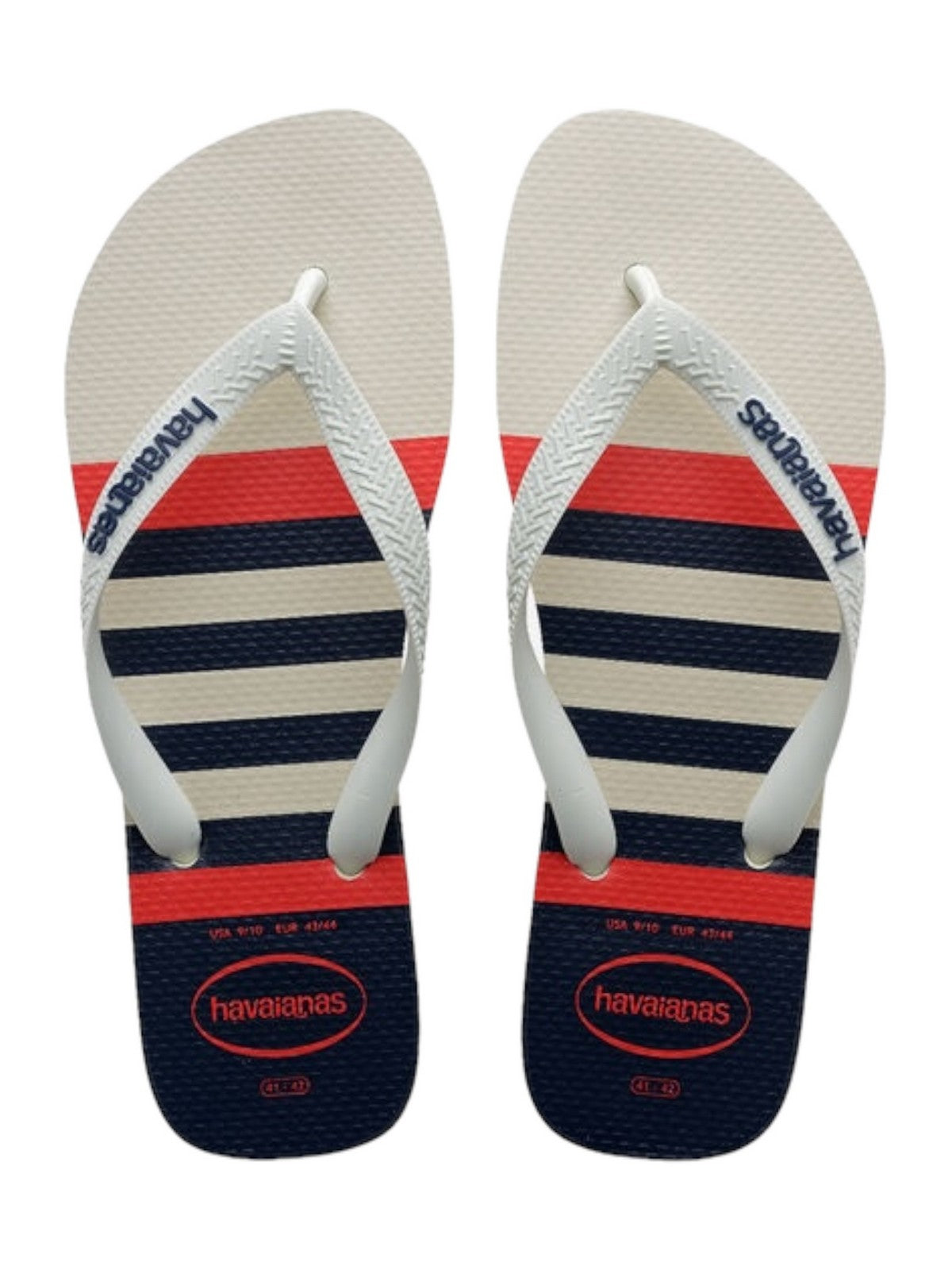 HAVAIANAS Infradito Uomo Hav. Top Nautical 4137126.6349 Bianco - Stilato