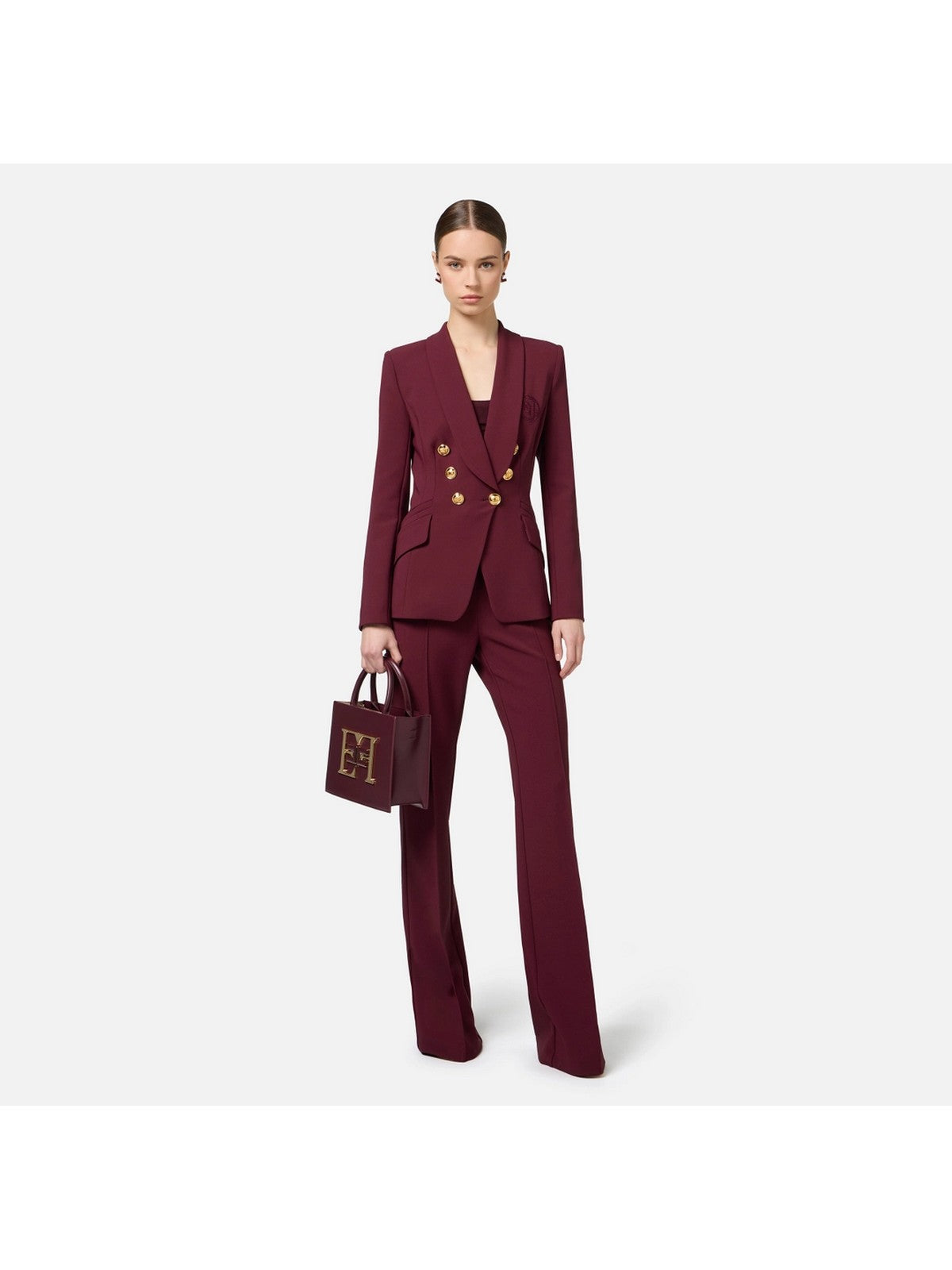 ジャケット ELISABETTA FRANCHI Woman Jacket Red PI70D CG3 Elisabetta Franchi Red Down Jacket Women PI70D46E2 CG3 – Stilato