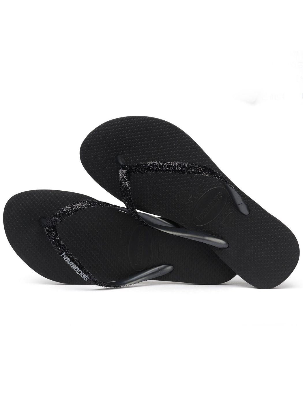 HAVAIANAS Infradito Donna Hav. Slim Glitter II 4146975.4057 Nero - Stilato