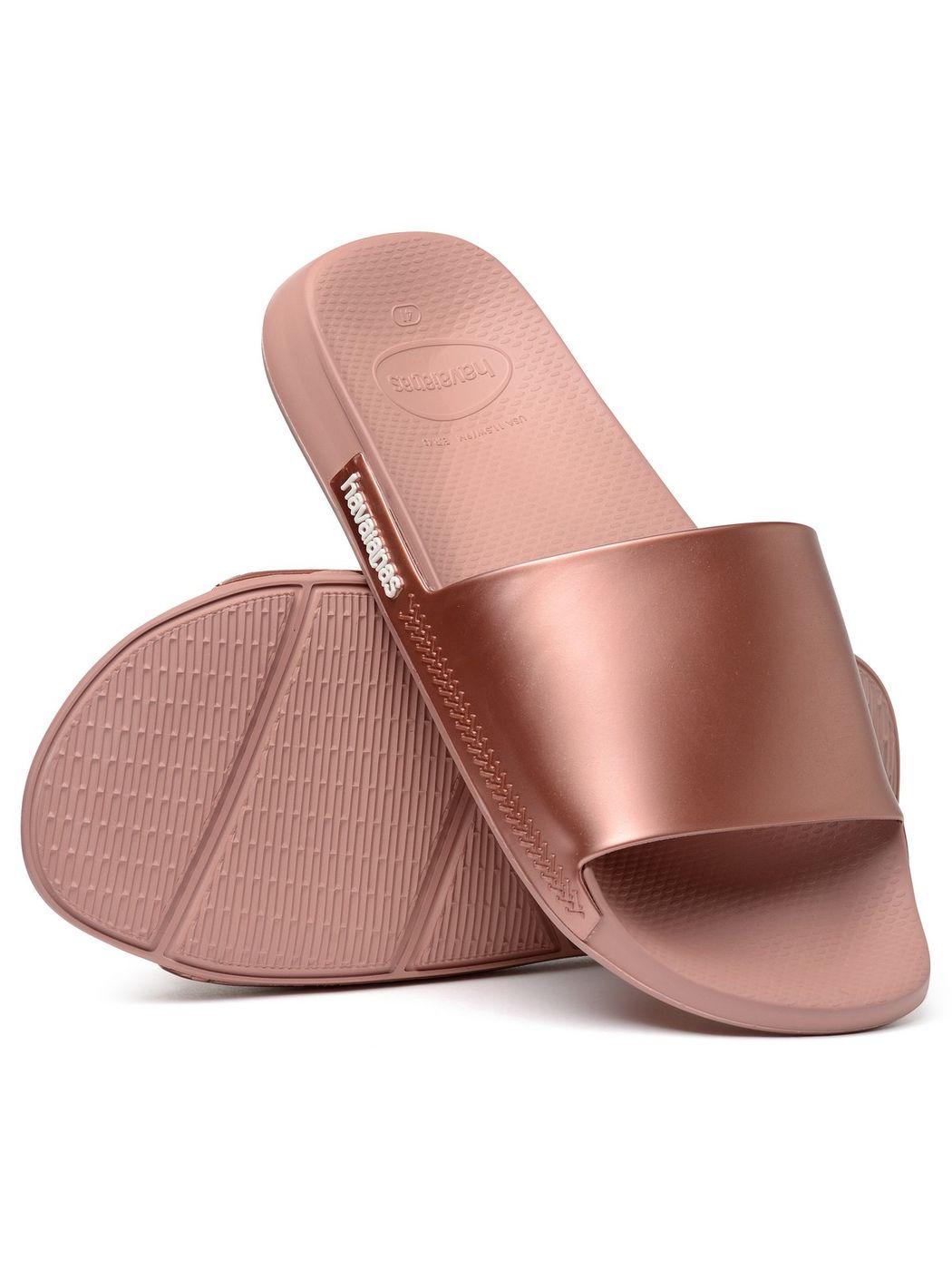 HAVAIANAS Ciabatta Donna Hav. Slide Classic Metallic 4147131.3544 Rosa - Stilato