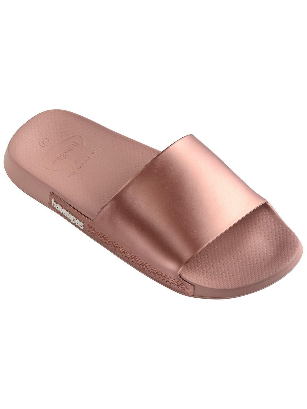 HAVAIANAS Ciabatta Donna Hav. Slide Classic Metallic 4147131.3544 Rosa - Stilato