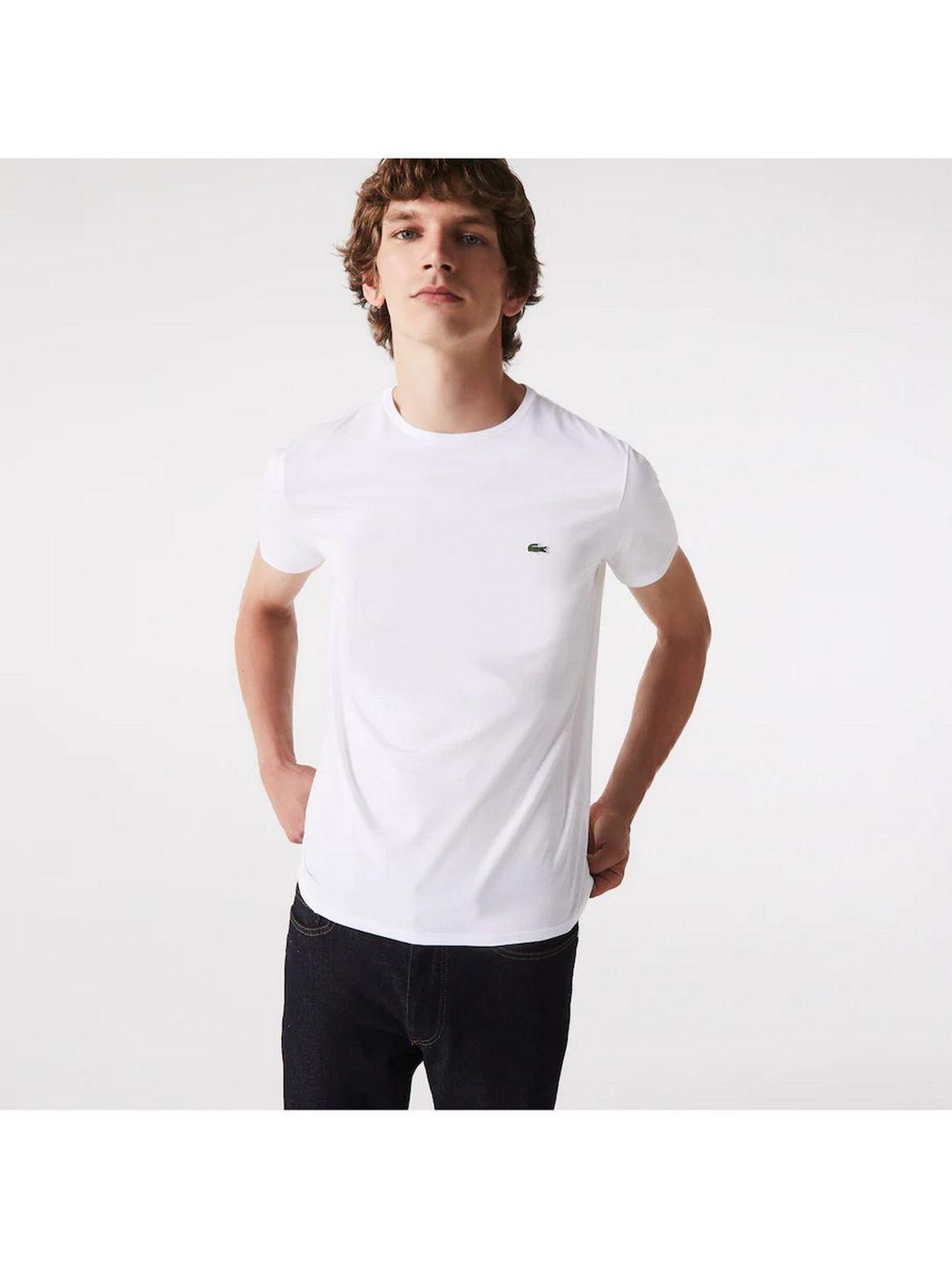 LACOSTE T-Shirt e Polo Uomo TH6709 001 Bianco - Stilato