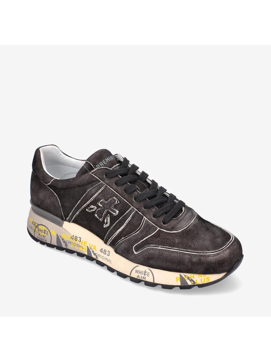 PREMIATA Sneaker Uomo LANDER VAR 5534 Nero - Stilato