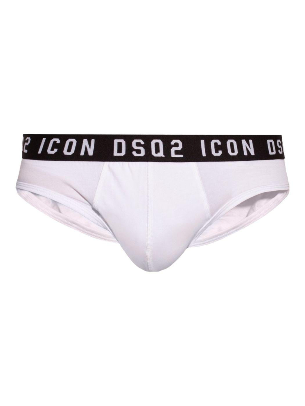 DSQUARED2 Slip Uomo D9L613450 110 Bianco - Stilato