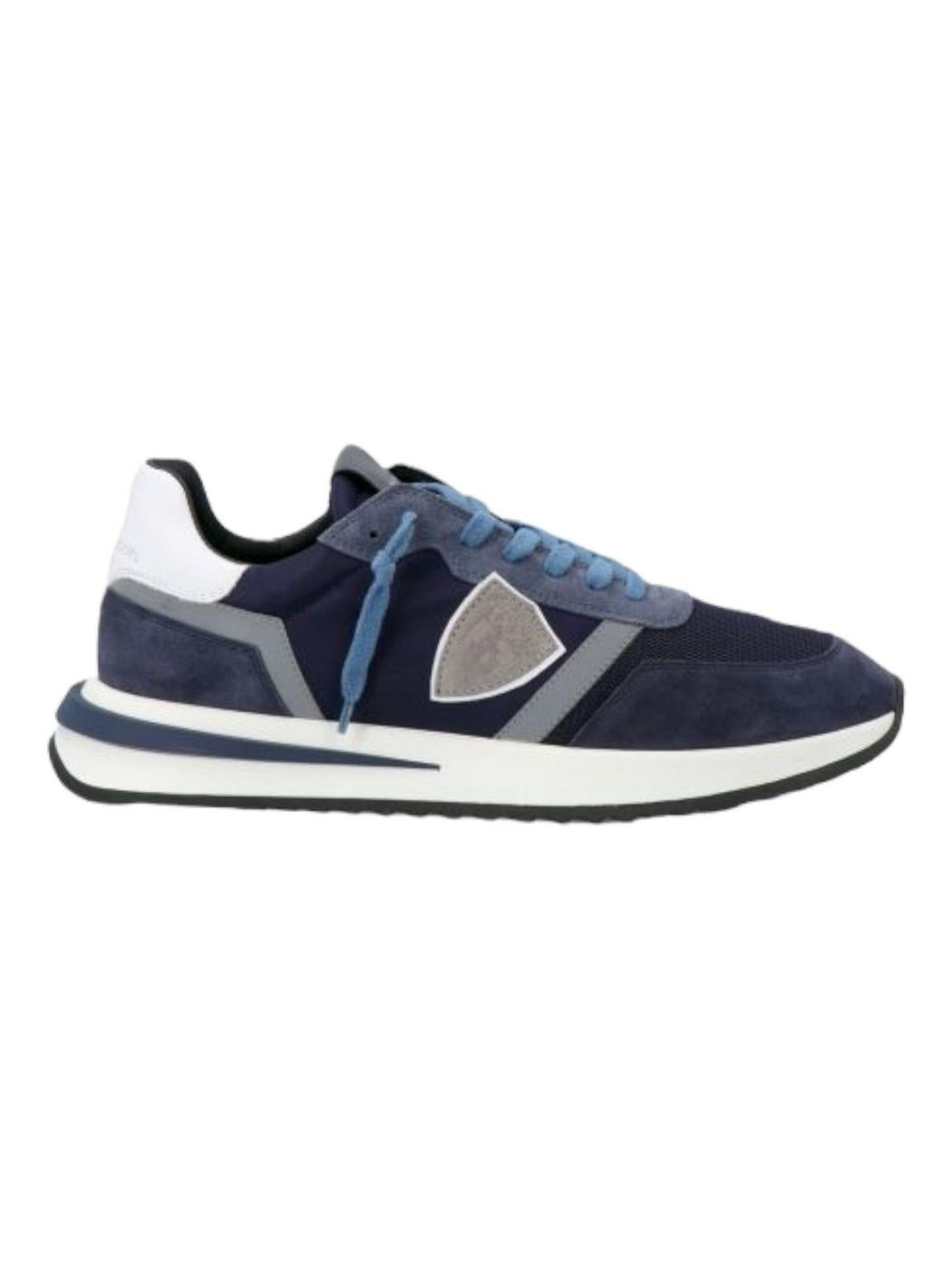 PHILIPPE MODEL Men s Sneaker Tropez 2.1 TYLU W019 Blue Stilato