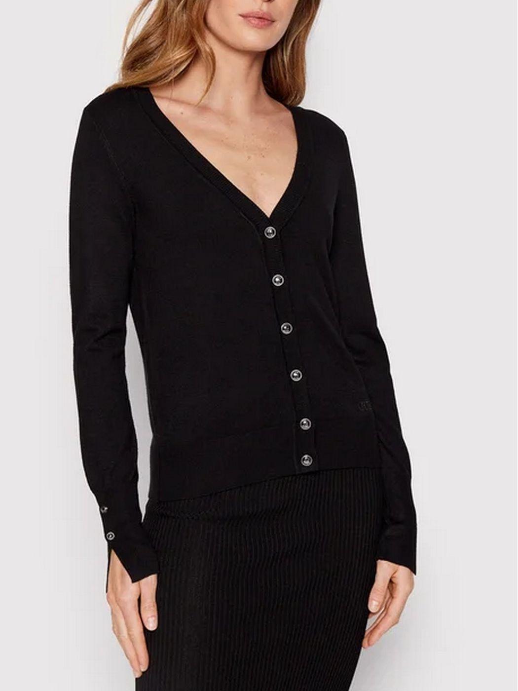 GUESS Cardigan Donna W2YR33 Z2V62 JBLK Nero - Stilato