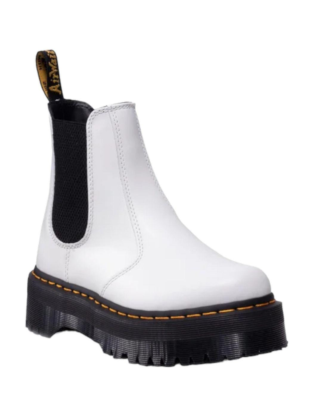 DR. MARTENS Stivali e Stivaletti Donna 2976 Quad 25055100 Bianco - Stilato