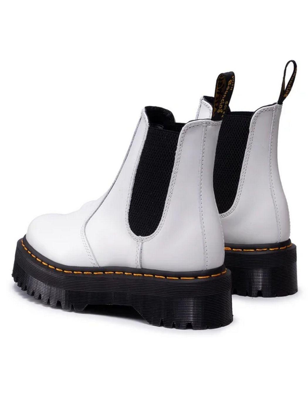 DR. MARTENS Stivali e Stivaletti Donna 2976 Quad 25055100 Bianco - Stilato