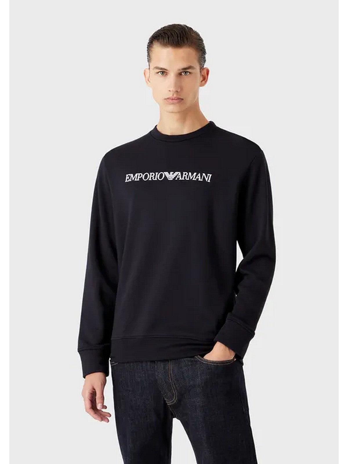 Emporio armani sweatshirt black sale