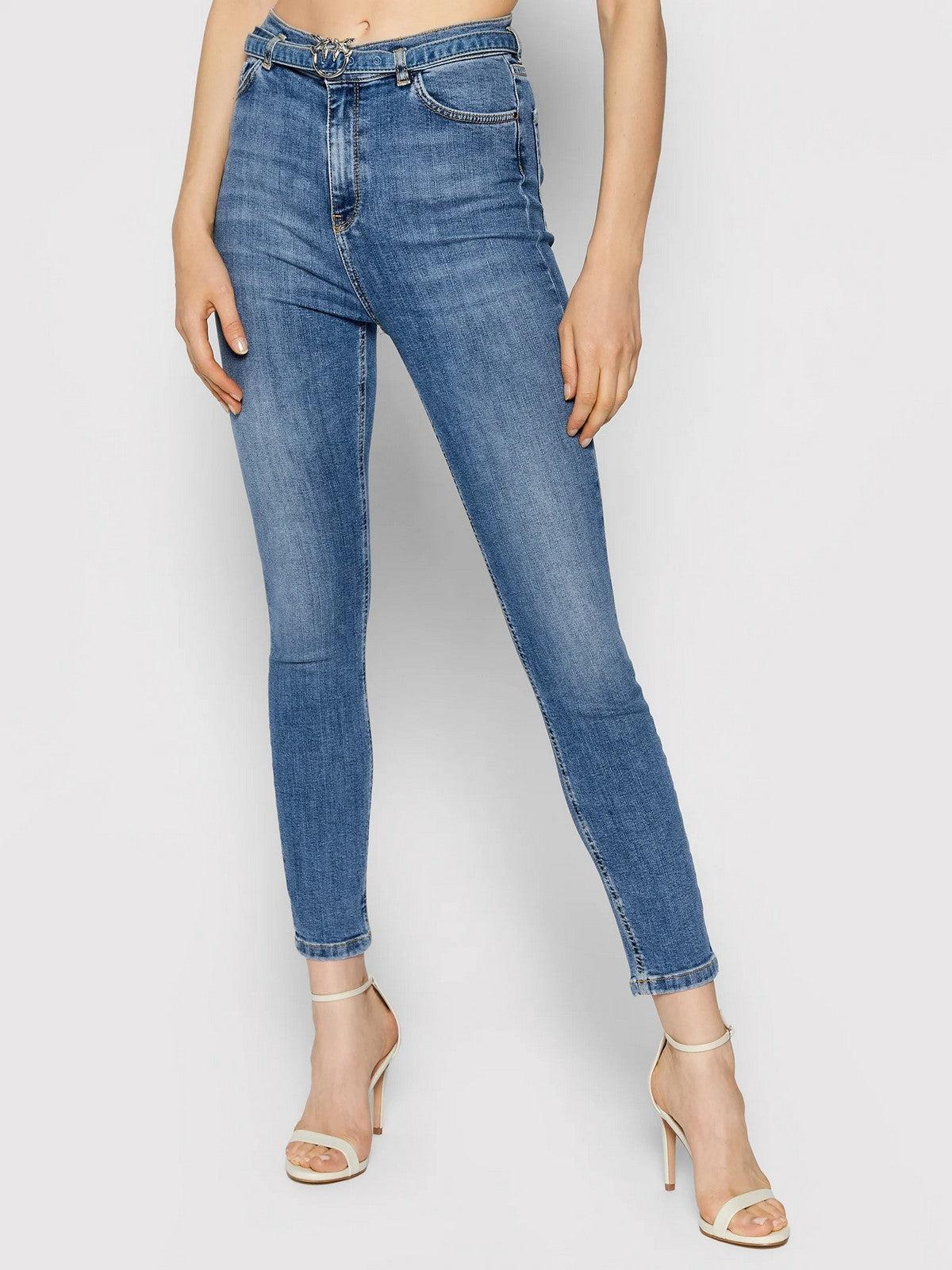 PINKO Jeans Donna 1J10P4 Y78M F15 Blu - Stilato