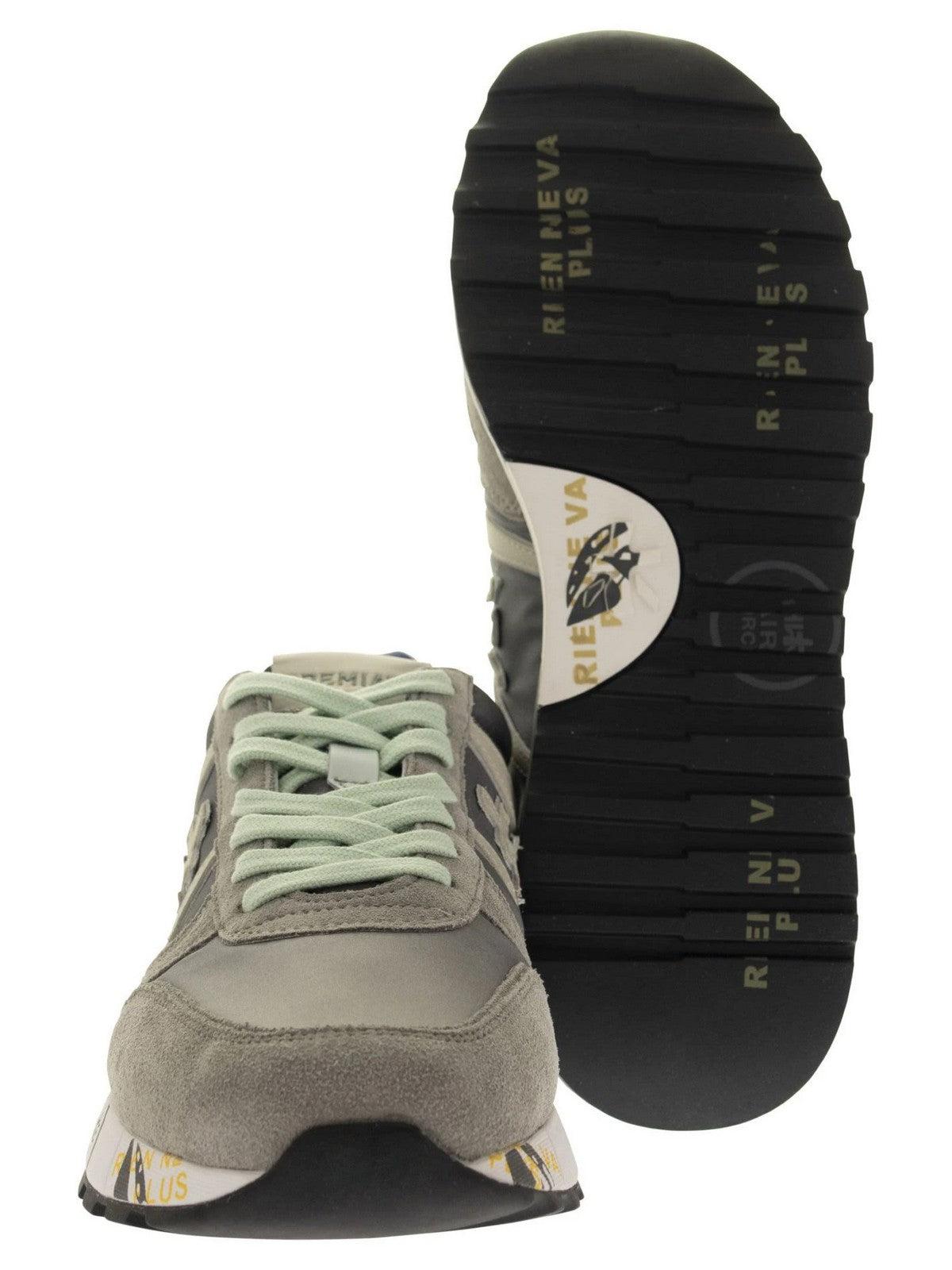 PREMIATA Sneaker Uomo LANDER VAR 4586 Grigio - Stilato