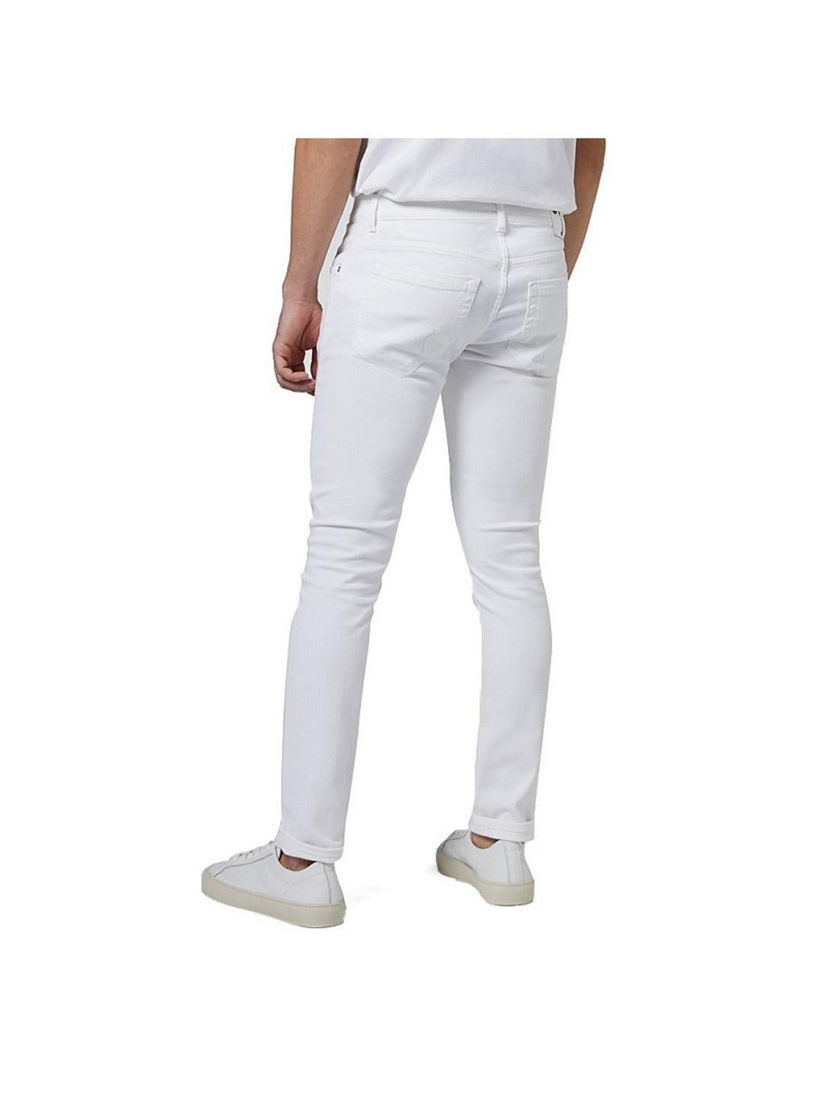 DONDUP Jeans Uomo UP232 BS0030U PTD 000 Bianco - Stilato