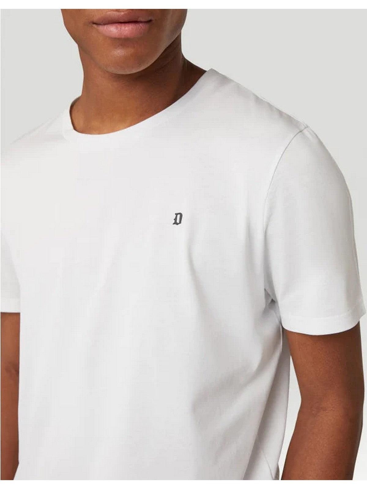 Tシャツ・カットソー DONDUP Men T-shirt White US198JF0271UZL4 000 Dondup Tシャツ - 白 - ホワイト | US198JF0271UZL5000