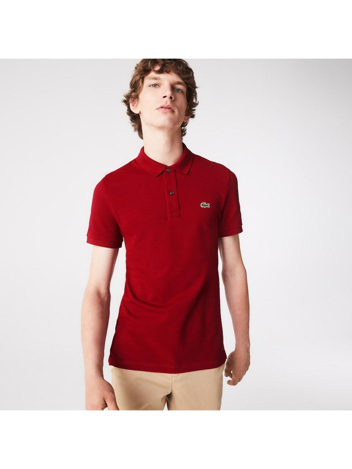 LACOSTE T-Shirt e Polo Uomo PH4012 476 Rosso - Stilato