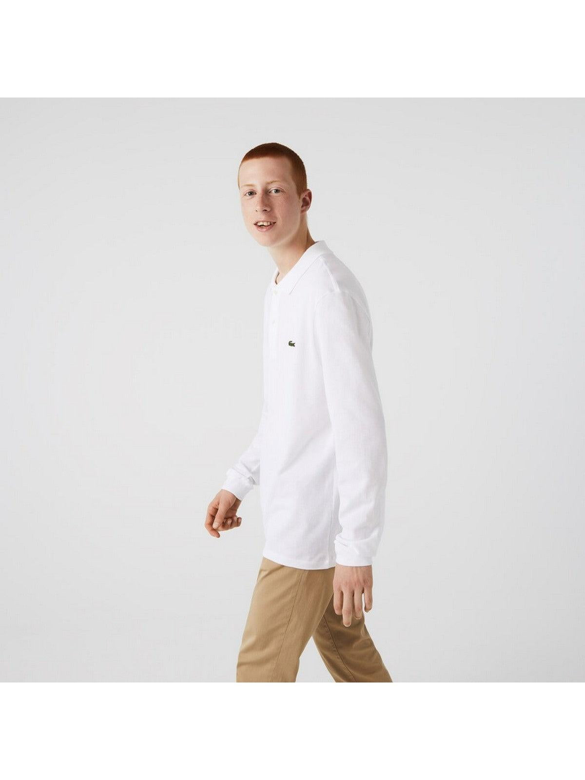 LACOSTE T-Shirt e Polo Uomo L1312 001 Bianco - Stilato