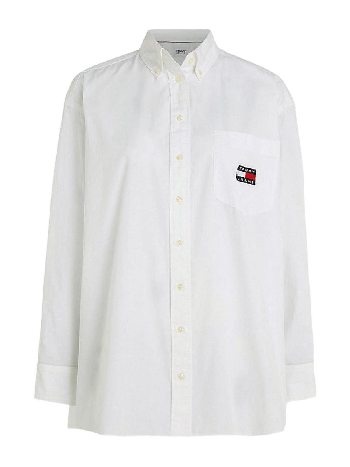 TOMMY HILFIGER Camicia Donna DW0DW15199 YBR Bianco - Stilato