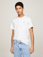 TOMMY HILFIGER T-Shirt e Polo Uomo DM0DM04411 100 Bianco - Stilato