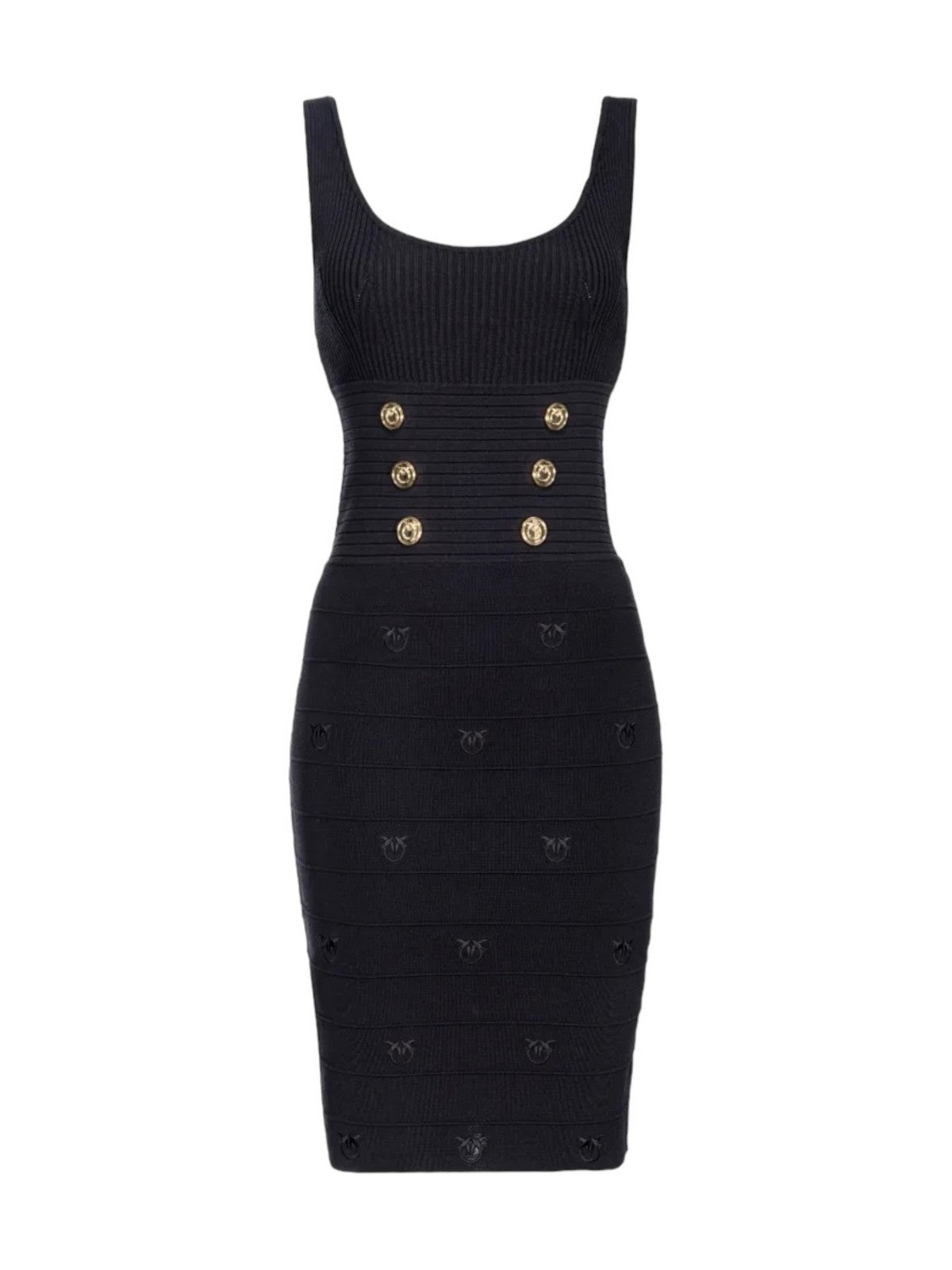 Sukienka damska PINKO Kaktus 102879-A1LK Z99 Czarna – Stilato
