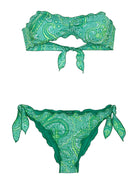 F**K Costume da bagno Donna FK24-1341X12 Verde - Stilato