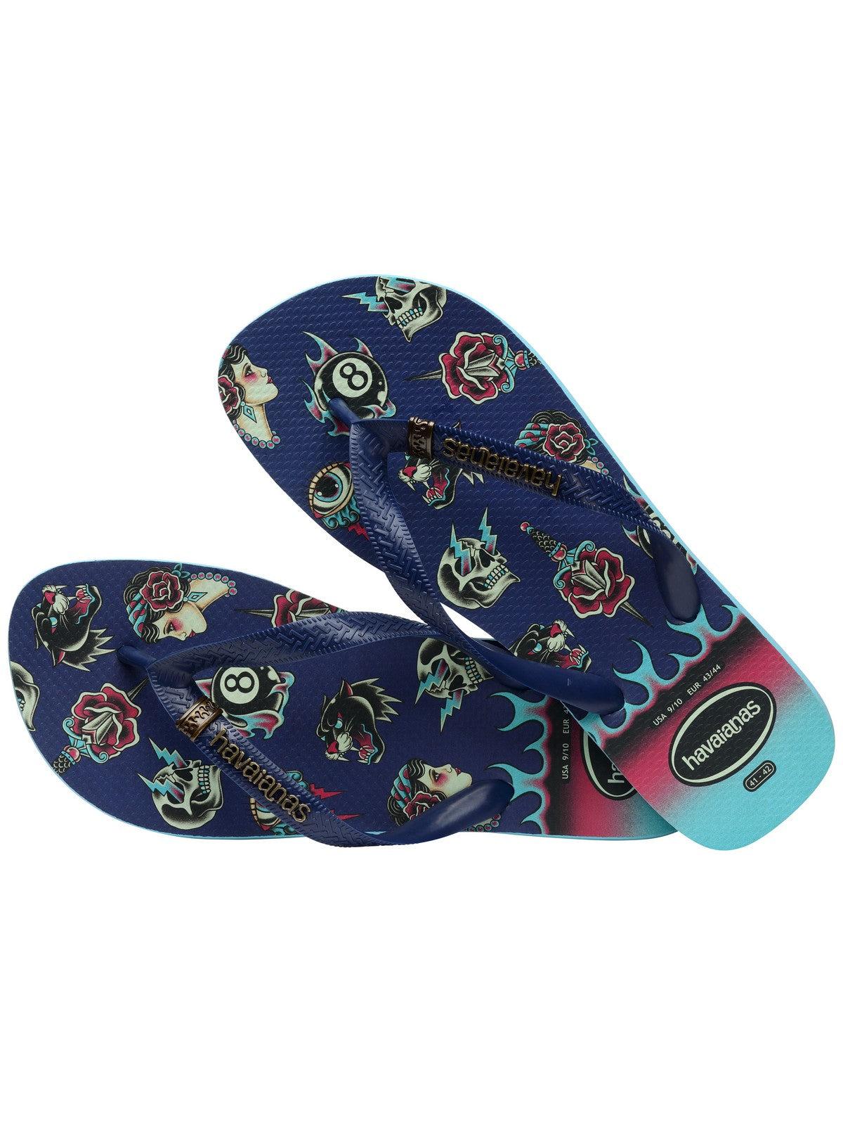 HAVAIANAS Infradito Uomo Hav. Tribo traditional 4144505.9501 Blu - Stilato