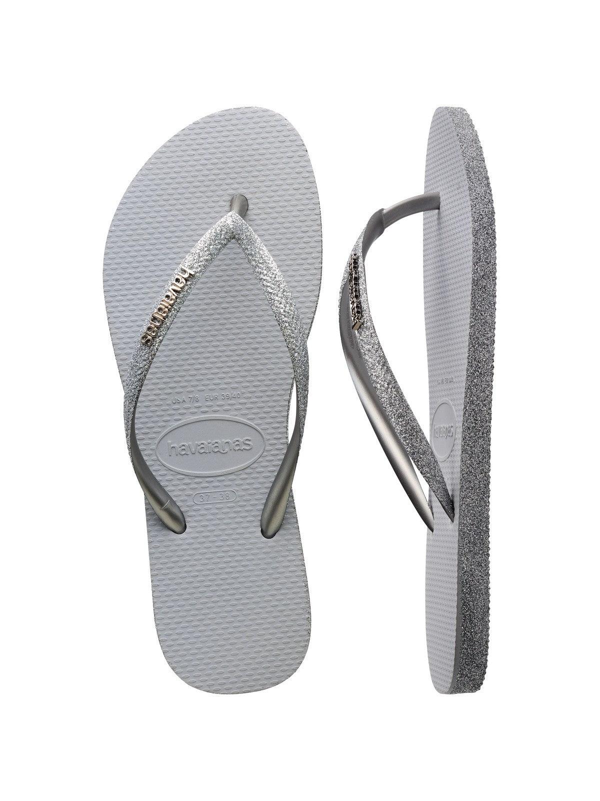 HAVAIANAS Infradito Donna Hav. Slim Sparkle II 4146937.3498 Grigio - Stilato