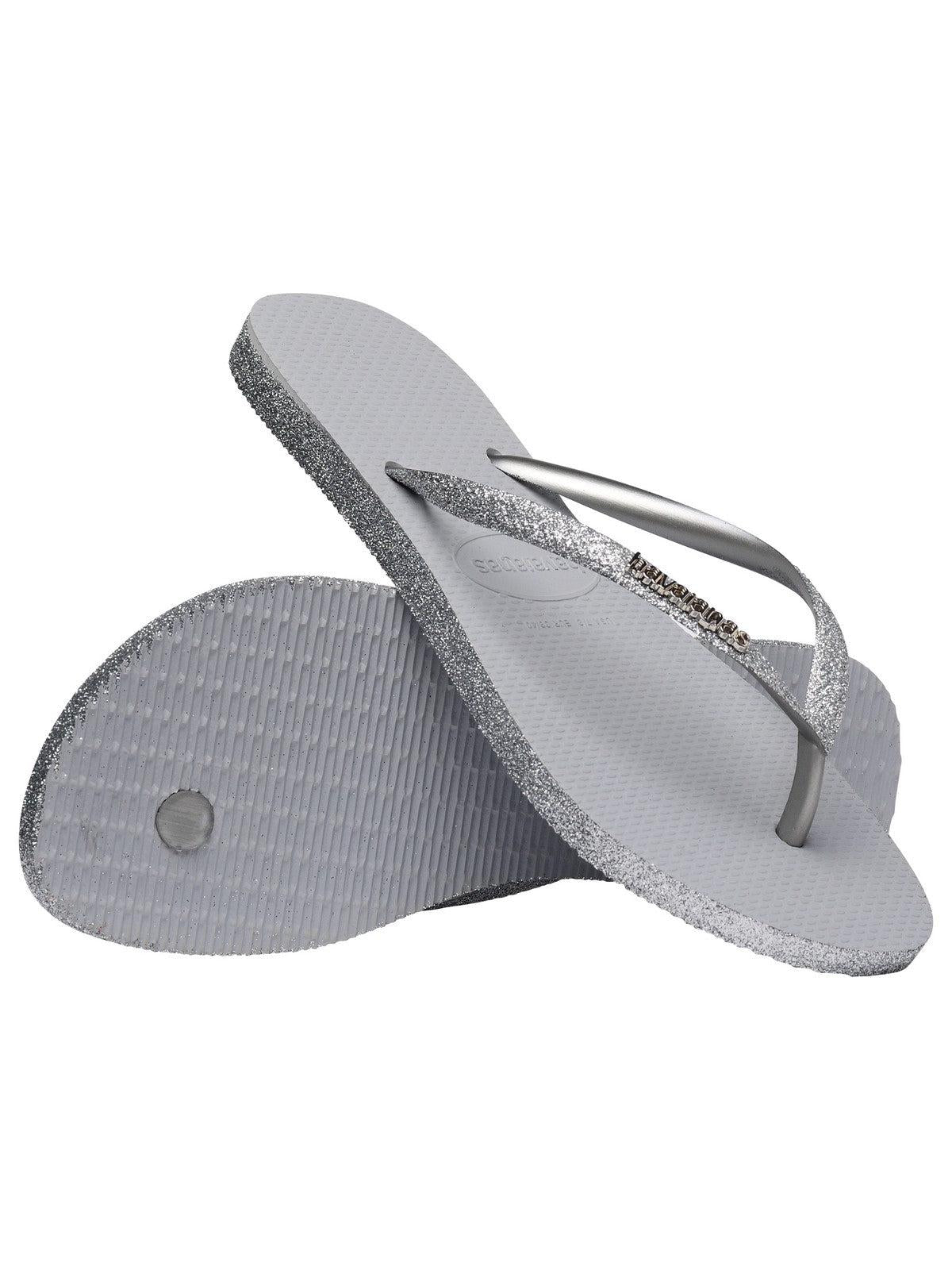 HAVAIANAS Infradito Donna Hav. Slim Sparkle II 4146937.3498 Grigio - Stilato