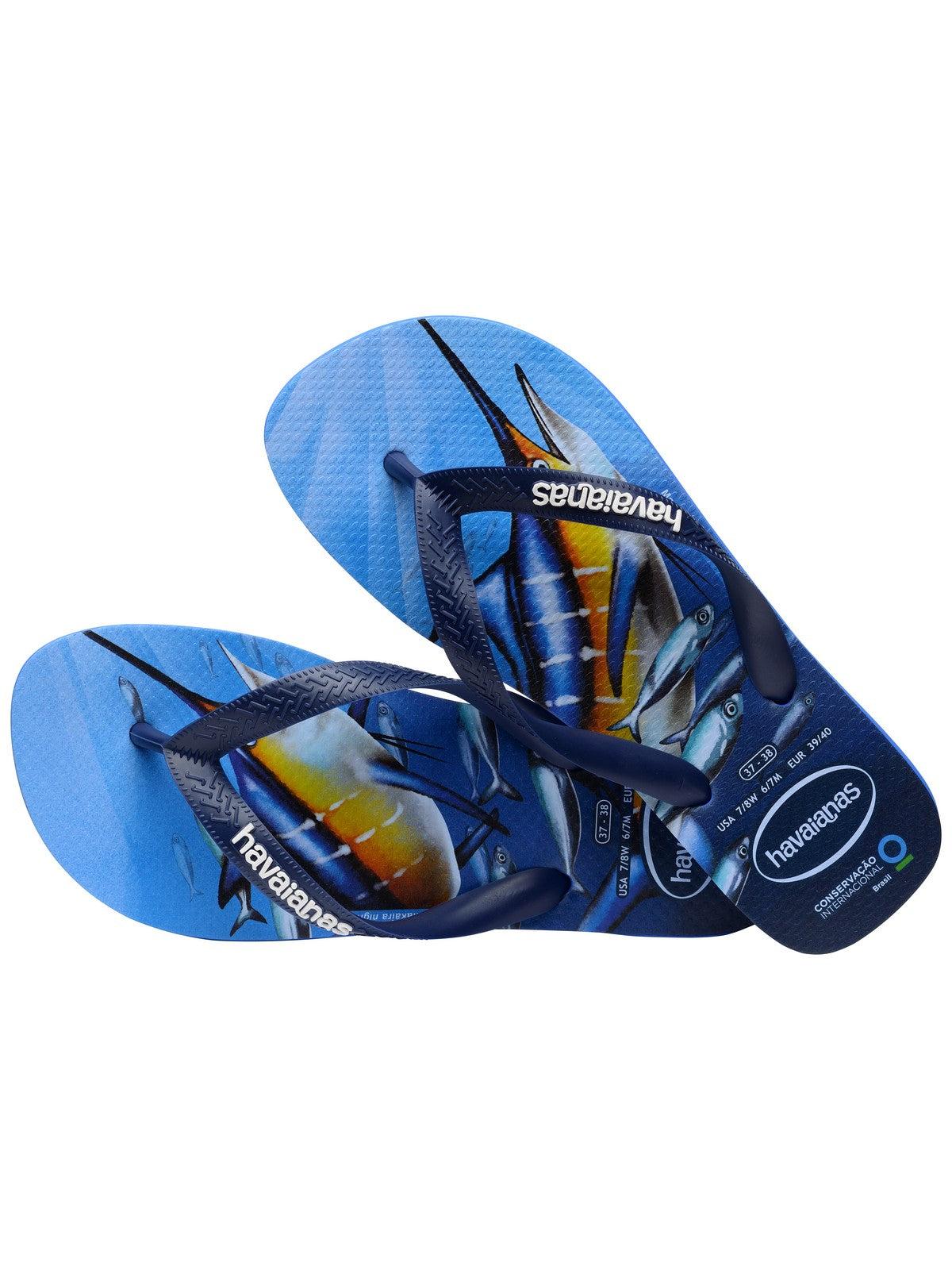 HAVAIANAS Infradito Unisex adulto Hav. conservation international 4119507.3847 Blu - Stilato