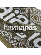 HAVAIANAS Infradito Unisex adulto Hav. Top logomania fashion 4148449.0869 Verde - Stilato