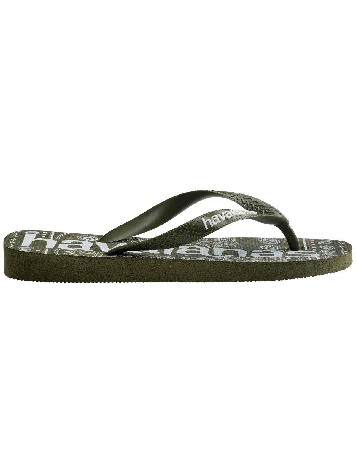 HAVAIANAS Infradito Unisex adulto Hav. Top logomania fashion 4148449.0869 Verde - Stilato