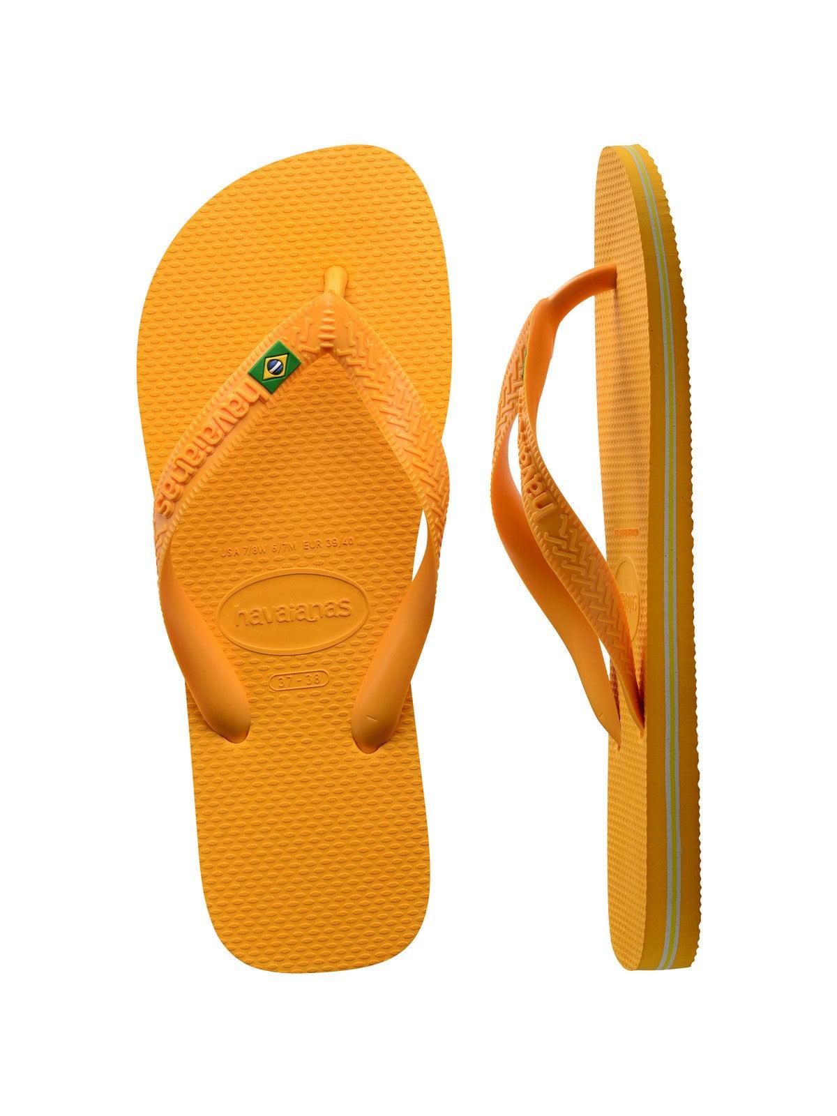 HAVAIANAS Infradito Unisex adulto Hav. Brasil 4000032.1740 Giallo - Stilato