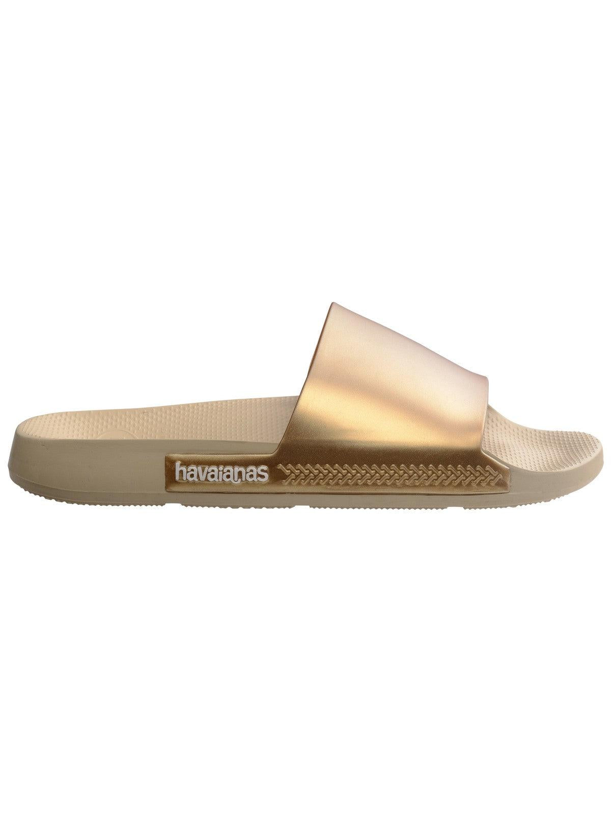 HAVAIANAS Ciabatta Donna Hav. Slide Classic Metallic 4147131.0154 Beige - Stilato