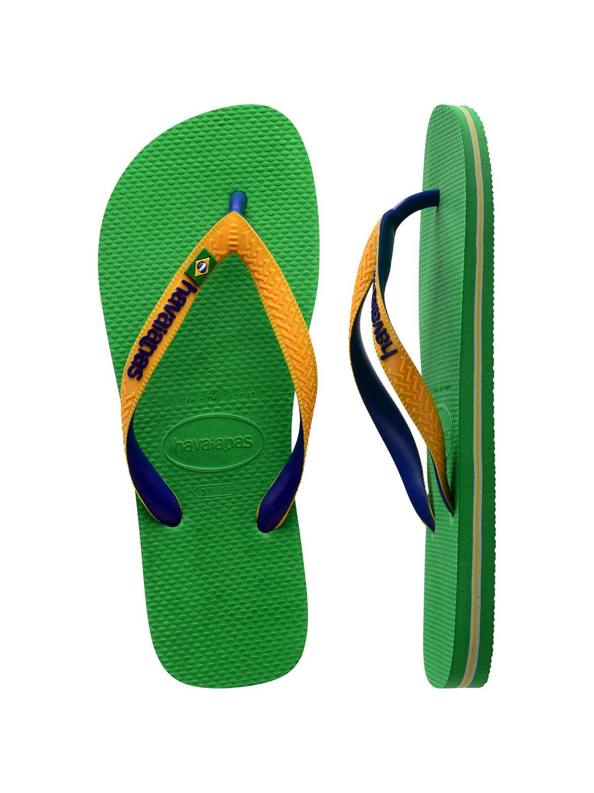 HAVAIANAS Infradito Unisex adulto Hav. Brasil mix 4123206.1985 Verde - Stilato