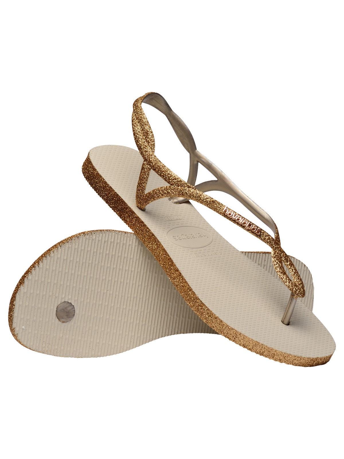 HAVAIANAS Infradito Donna Hav. Luna Sparkle 4148065.0121 Beige - Stilato