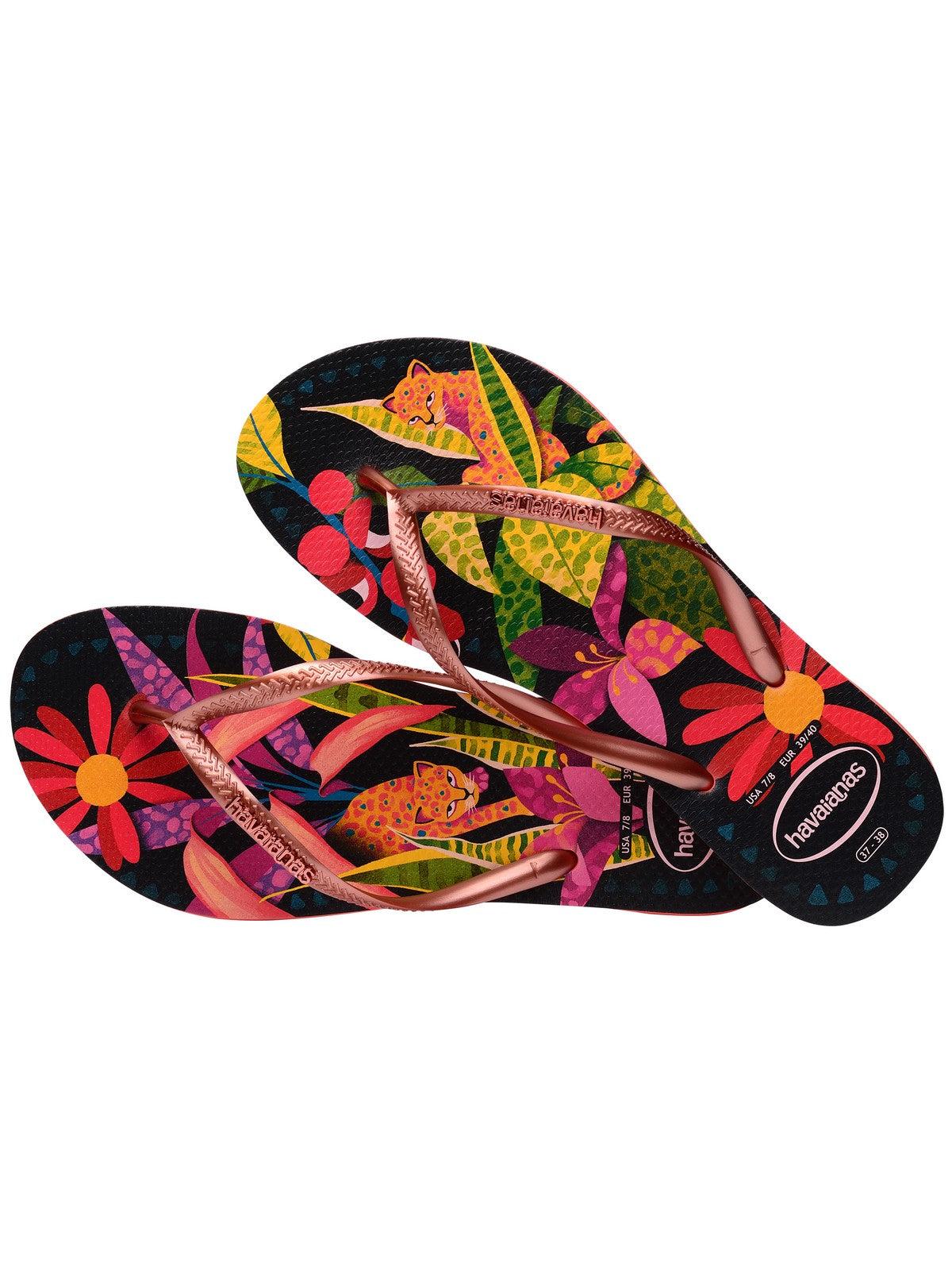 HAVAIANAS Infradito Donna Hav. Slim Tropical 4122111.1256 Rosa - Stilato