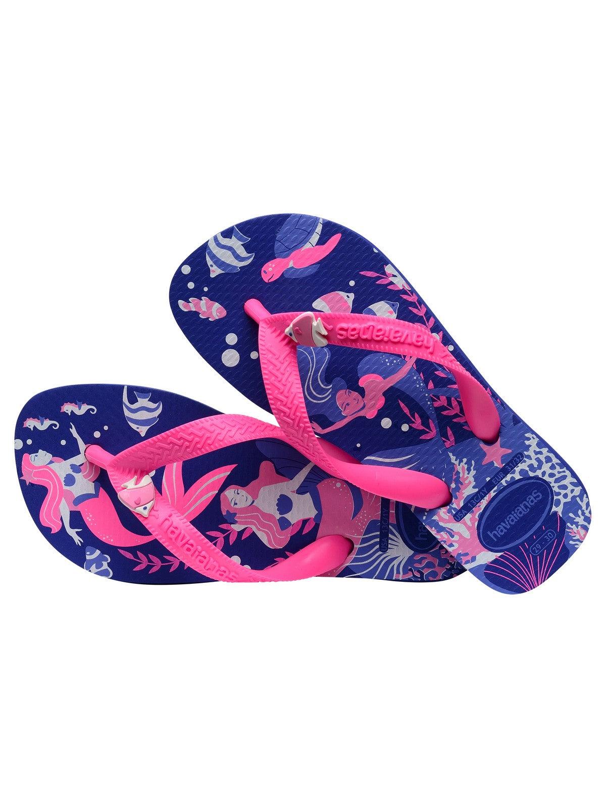 HAVAIANAS Infradito Bambine e ragazze Hav. Kids Fantasy 4103405.2711 Blu - Stilato