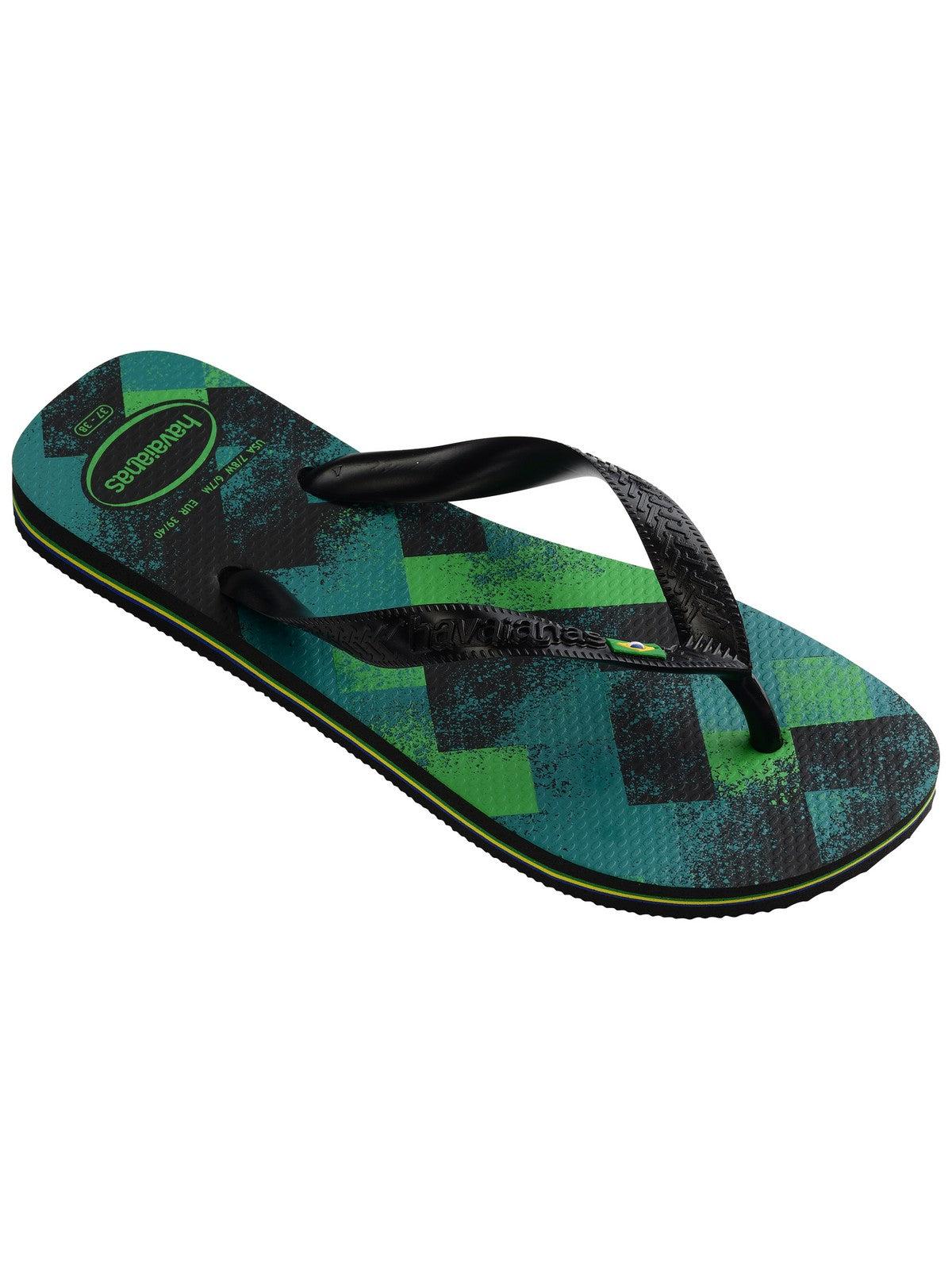 HAVAIANAS Infradito Unisex adulto Hav. Brasil Fresh 4145745.7662 Nero - Stilato