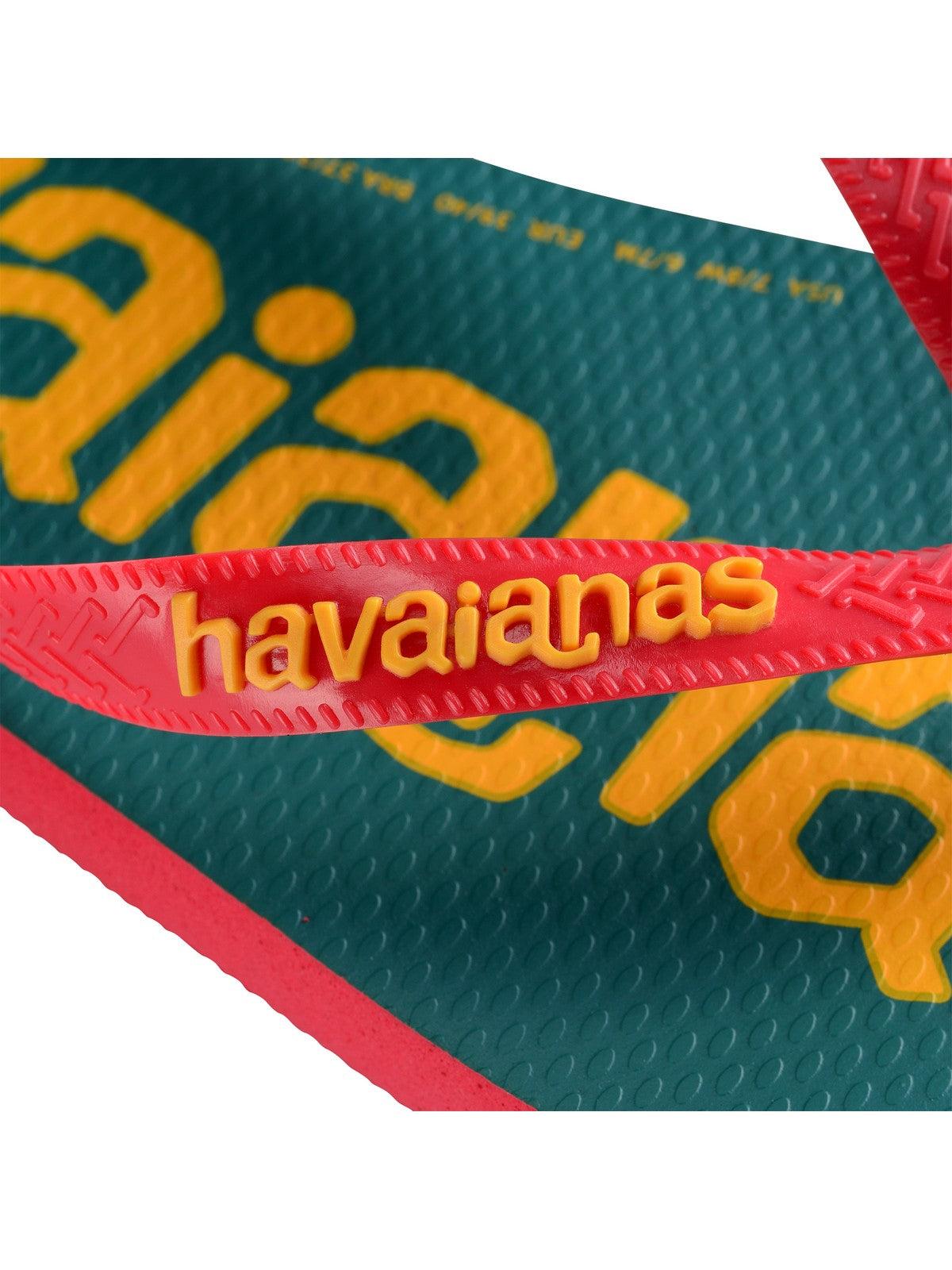 HAVAIANAS Infradito Unisex adulto Hav. Top logomania 2 4145741.7797 Rosso - Stilato