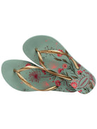 HAVAIANAS Infradito Donna hav. Slim Organic 4132823.1809 Verde - Stilato