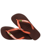 HAVAIANAS Infradito Unisex adulto Hav. Brasil logo 4110850.3059 Marrone - Stilato