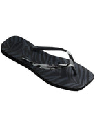 HAVAIANAS Infradito Donna Hav. Square Velvet 4148277.0090 Nero - Stilato