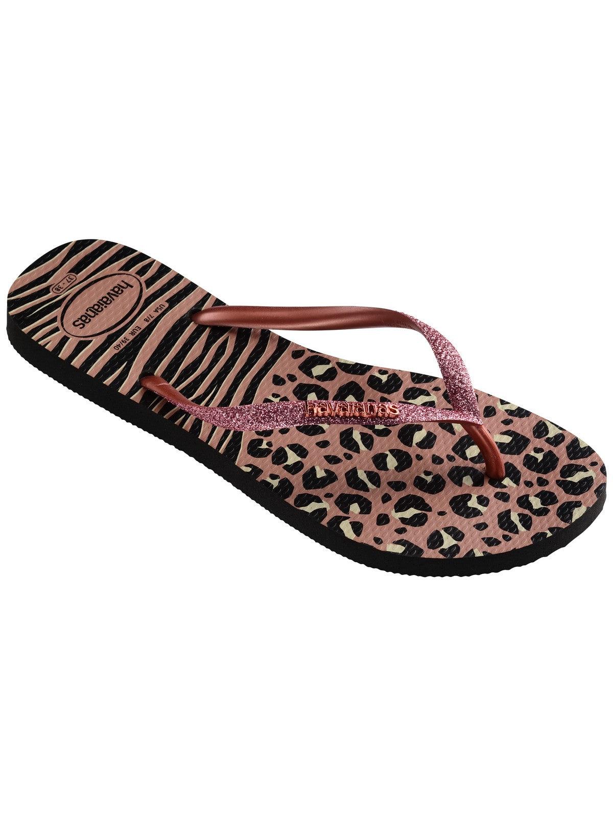 HAVAIANAS Ciabatta Donna Hav. Slim Animals Mix 4147964.1924 Nero - Stilato