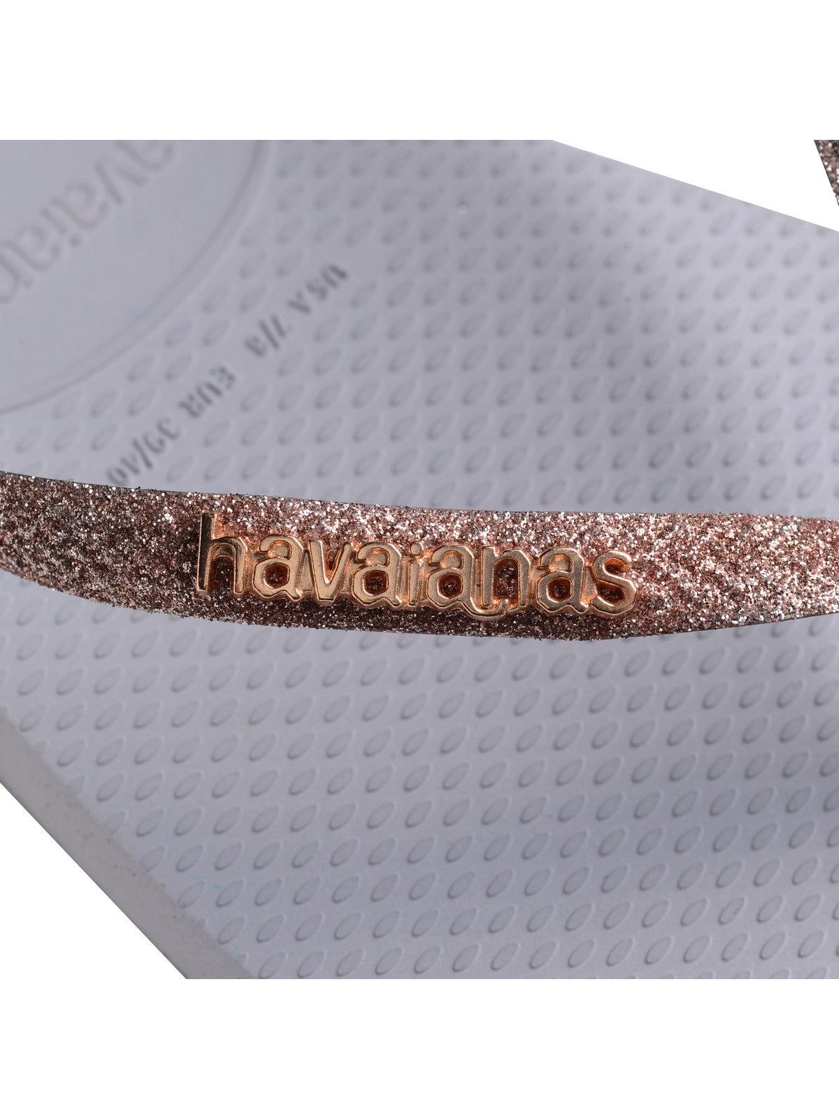 HAVAIANAS Ciabatta Donna Hav. Square glitter 4148102.3498 Grigio - Stilato