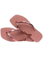 HAVAIANAS Infradito Donna Hav. Square magic sequin 4148272.3544 Rosa - Stilato