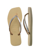 HAVAIANAS Infradito Donna Hav. Square magic sequin 4148272.0154 Beige - Stilato