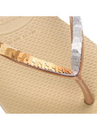 HAVAIANAS Infradito Donna Hav. Square magic sequin 4148272.0154 Beige - Stilato