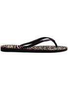 HAVAIANAS Ciabatta Donna Hav. Slim Animals Mix 4147964.0006 Nero - Stilato