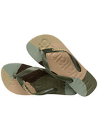 HAVAIANAS Infradito Uomo Hav. Top logomania colors II 4147526.0869 Verde - Stilato