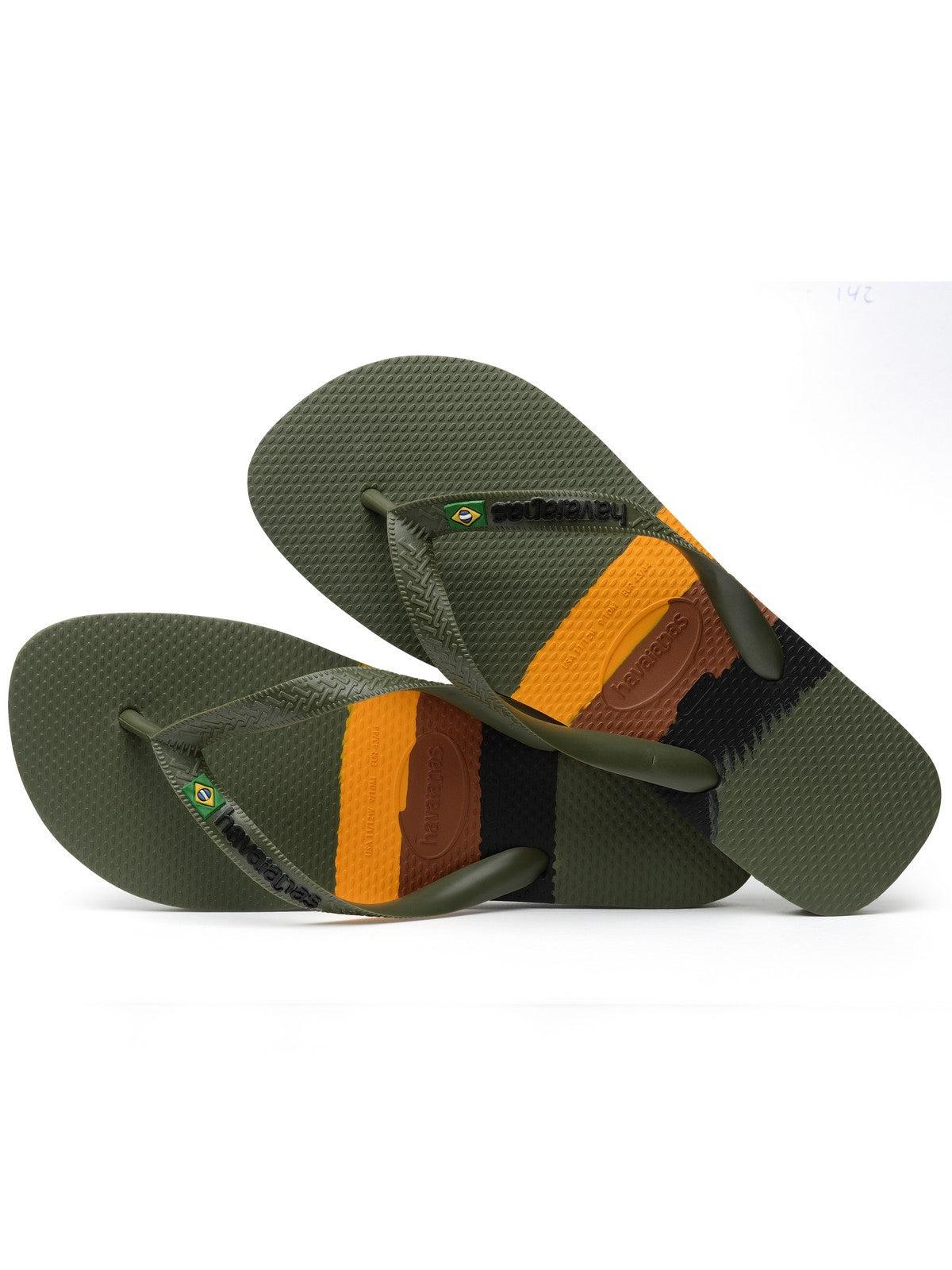 HAVAIANAS Infradito Unisex adulto Hav. Brasil Tech 4147239.0869 Verde - Stilato